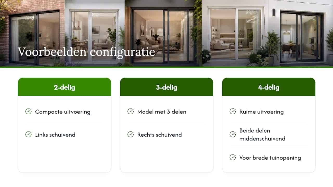 Bereken direct de prijs van jouw kunststof schuifpui — overview diagram