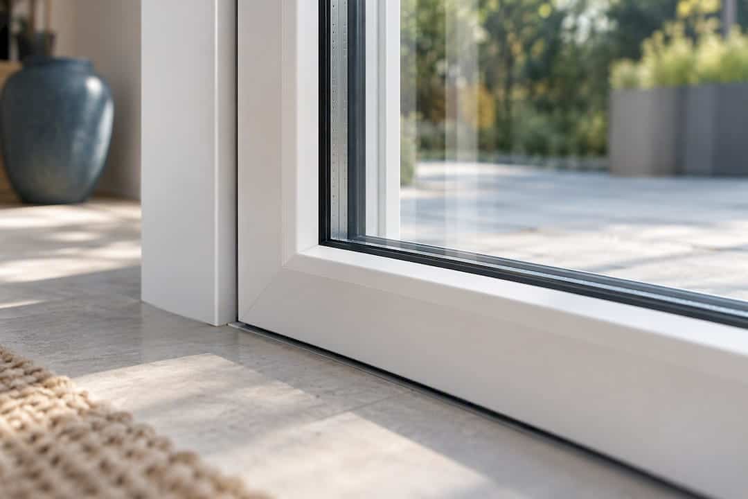 Detail van de warme rand in isolatieglas