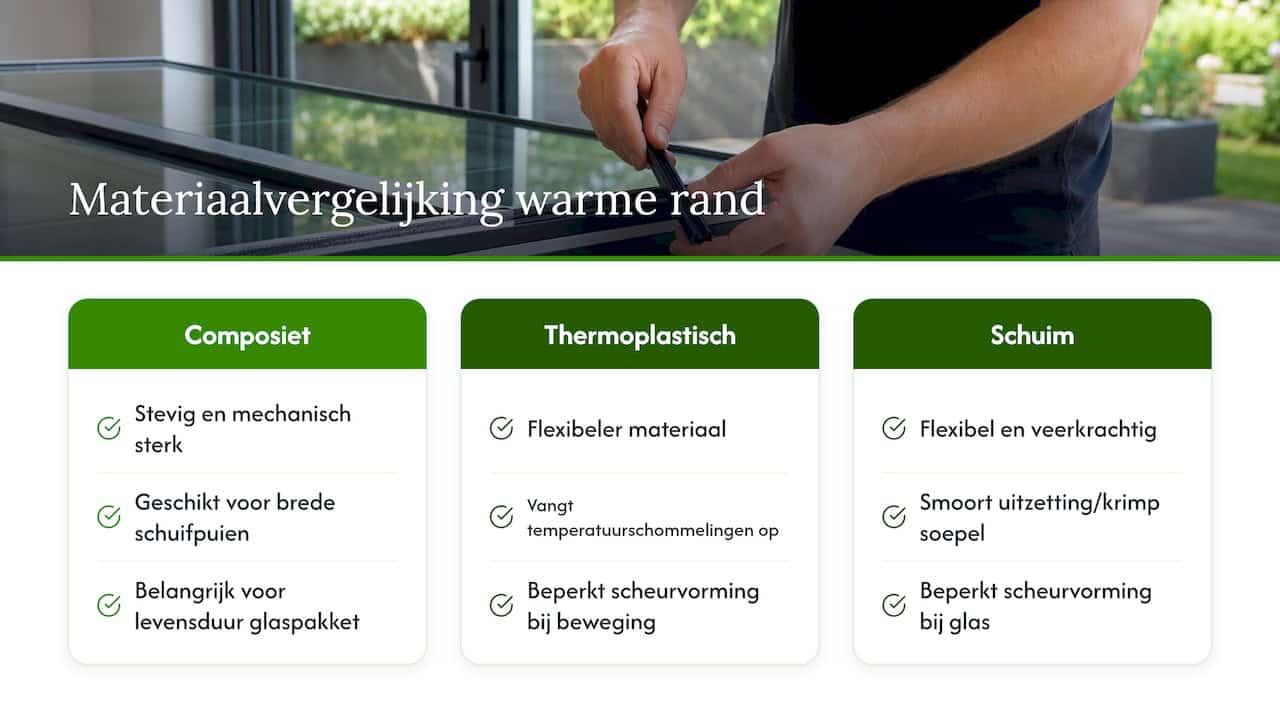 Duurzaamheid en levensduur van de verschillende systemen — overview diagram