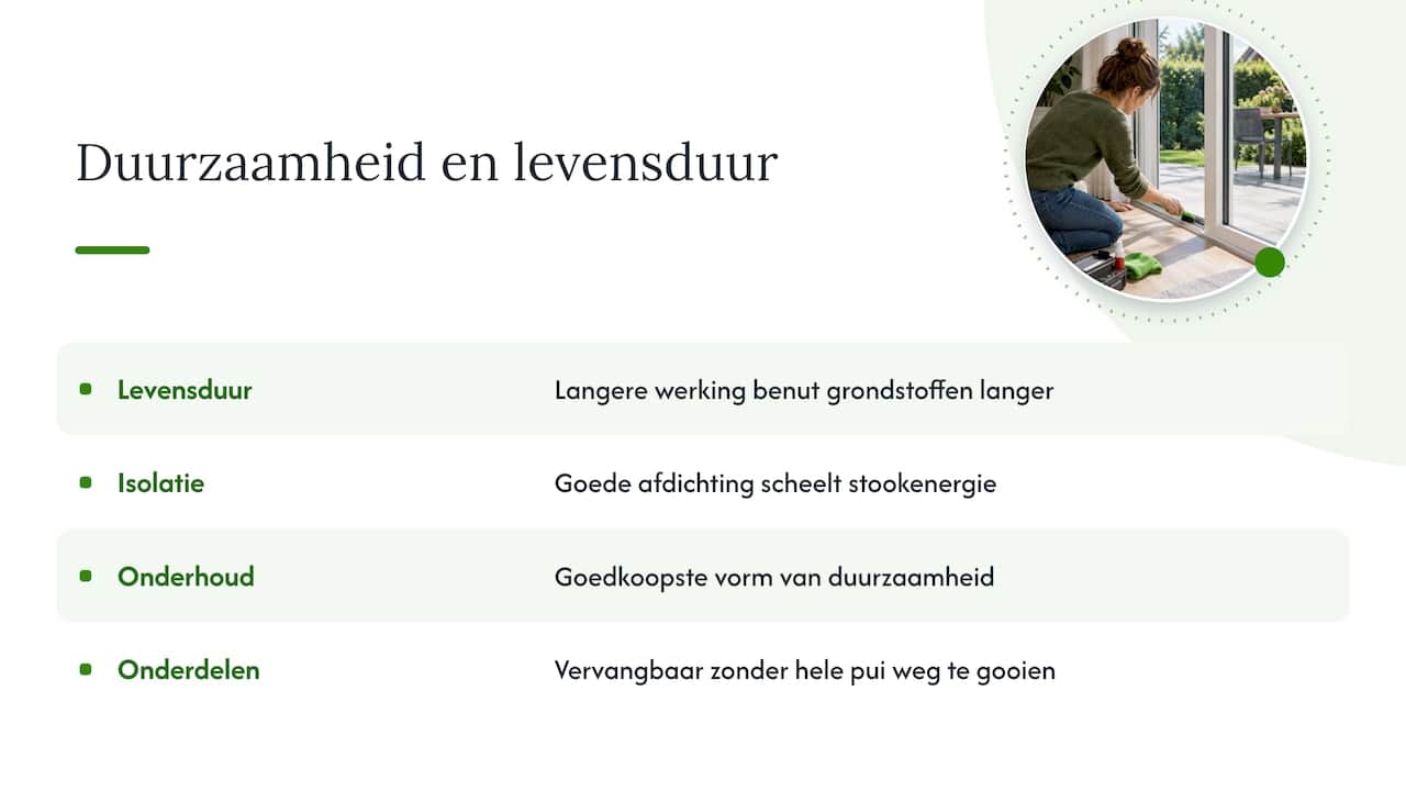 Wat is de relatie tussen duurzaamheid en levensduur? — overview diagram